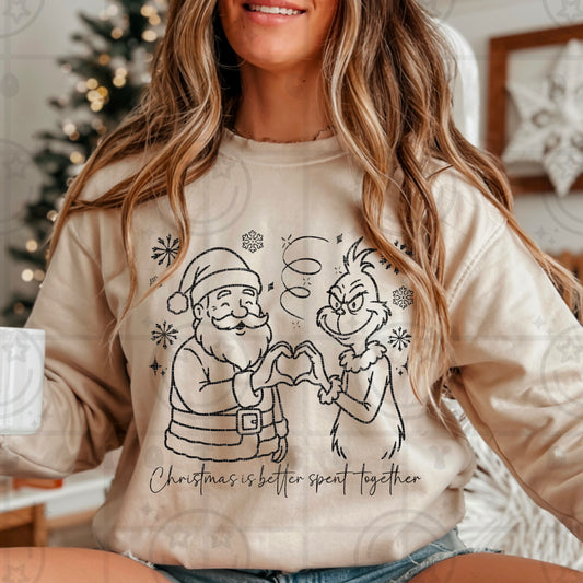 Christmas is Better Spent Together Santa