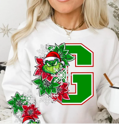 G Man Floral Letter (w/ Sleeve Option)