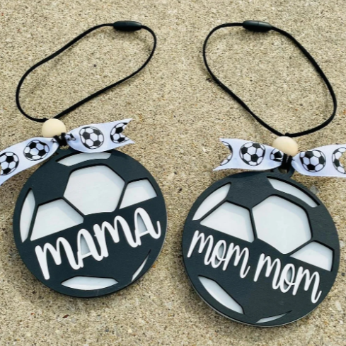 Soccer Ball Car Charm (21 BD Turnaround)