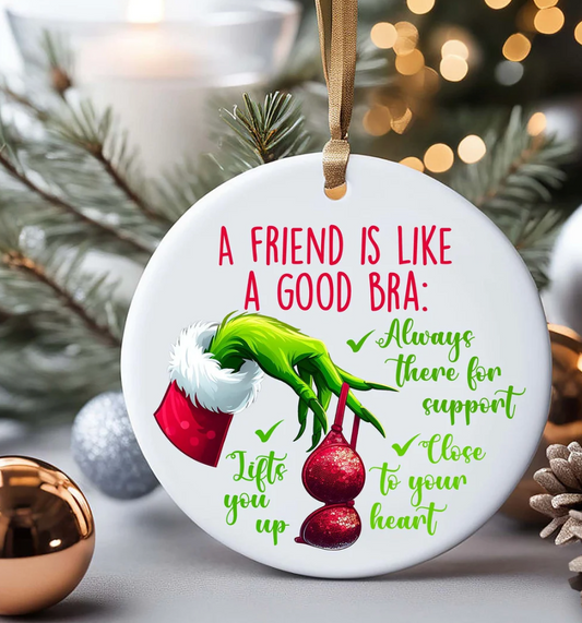 Friend Christmas Ornament
