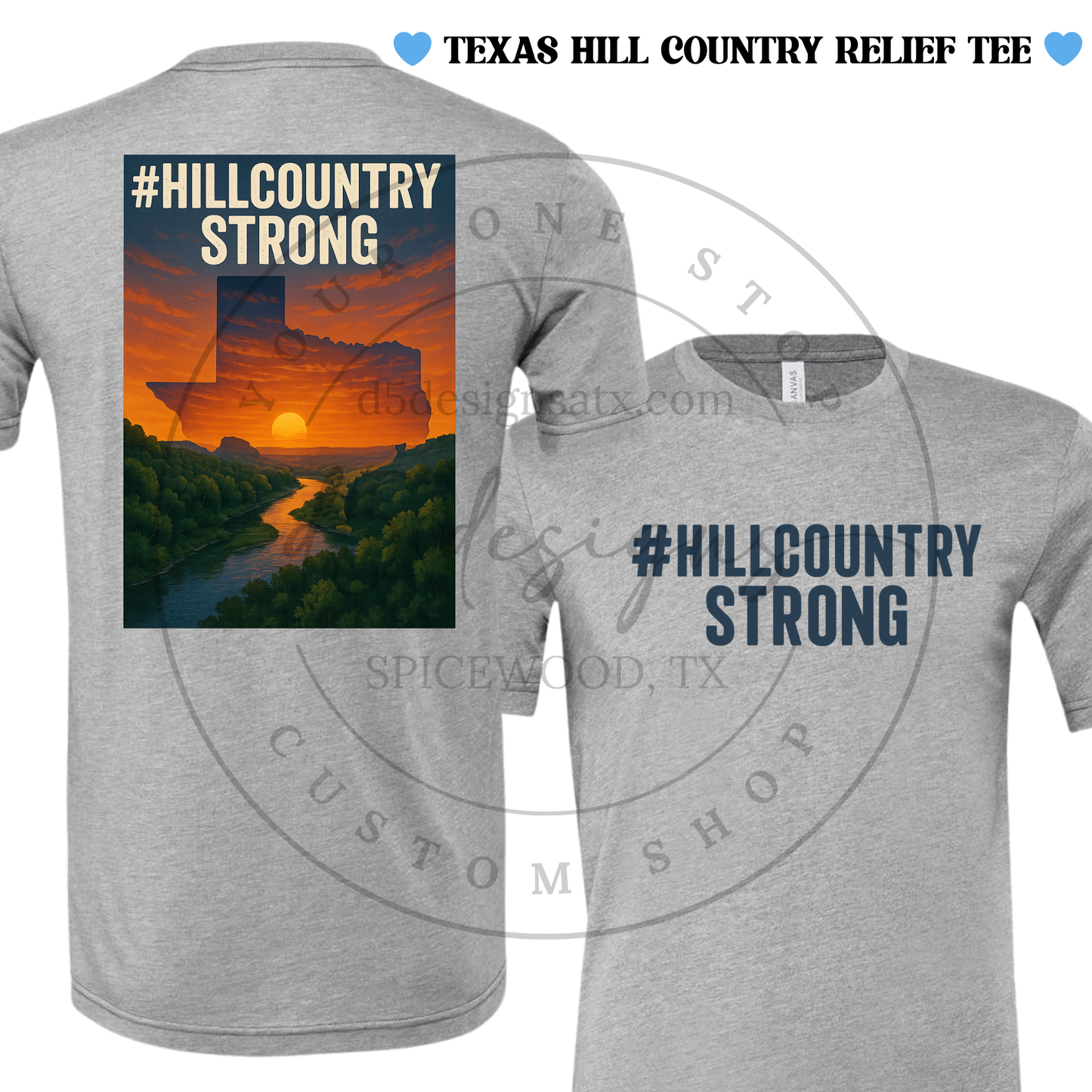 Texas Hill Country Relief Tee