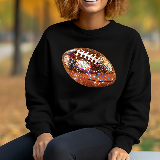 Faux Sequin Football