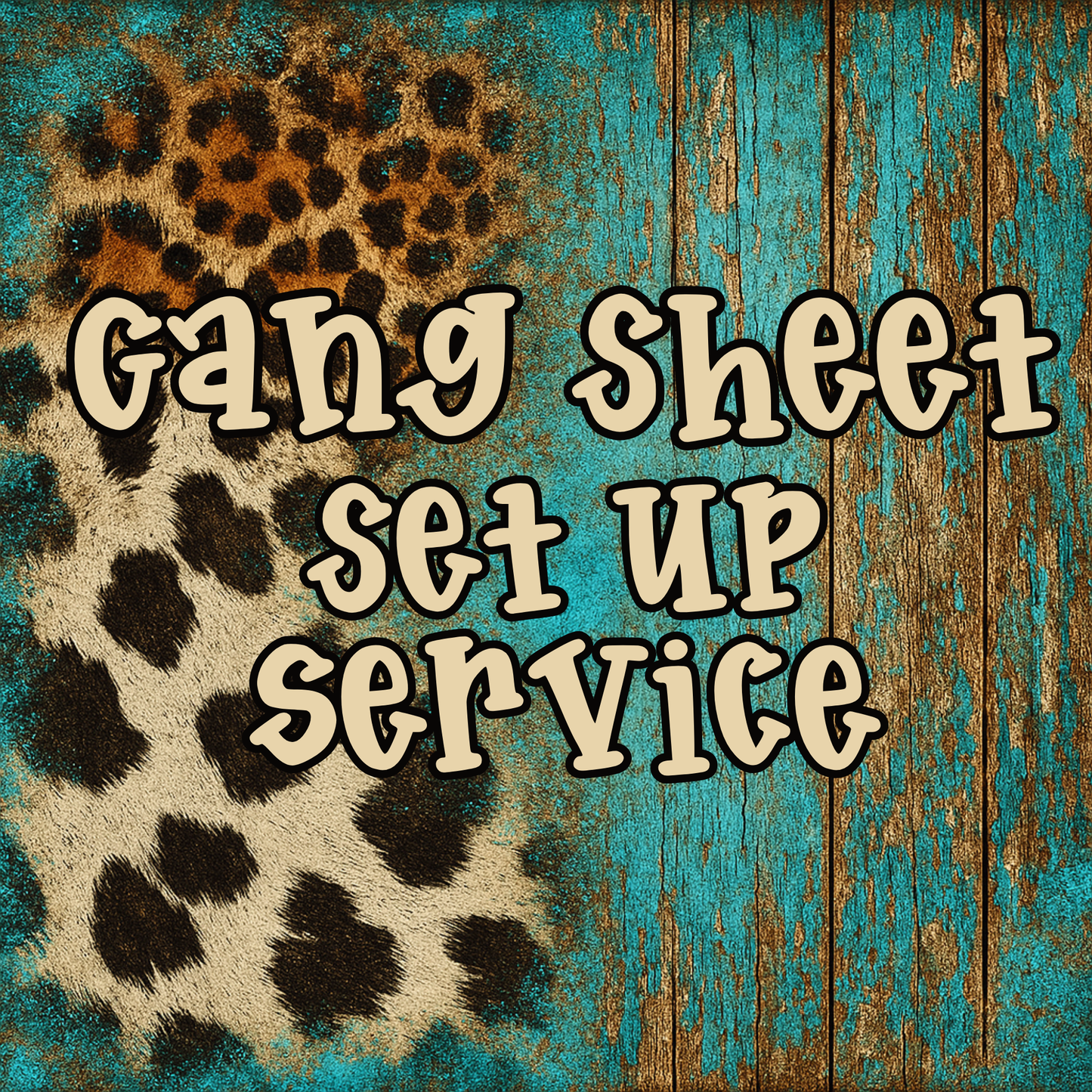Gang Sheet Set Up Service