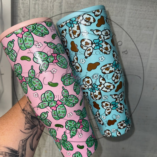Cow Balloon Dog 40oz Tumbler