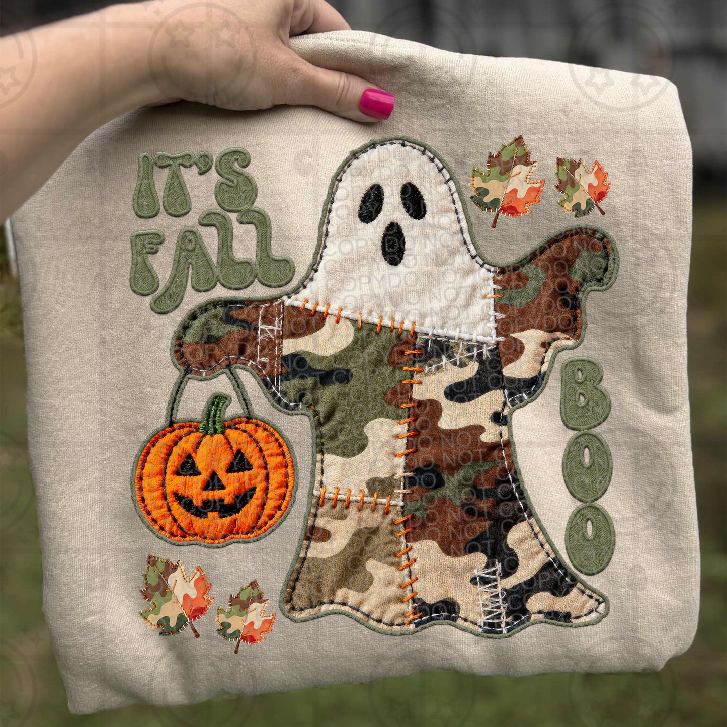 It's Fall Boo Camo Ghost