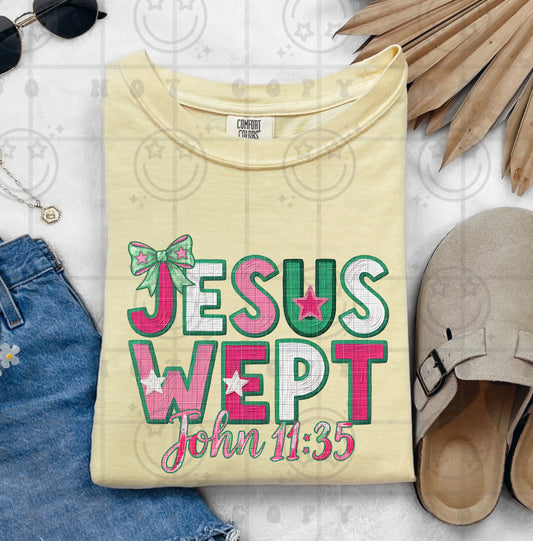 Jesus Wept - John 11:35