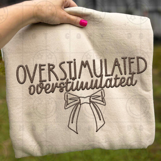 Overstimulated FAUX Embroidery