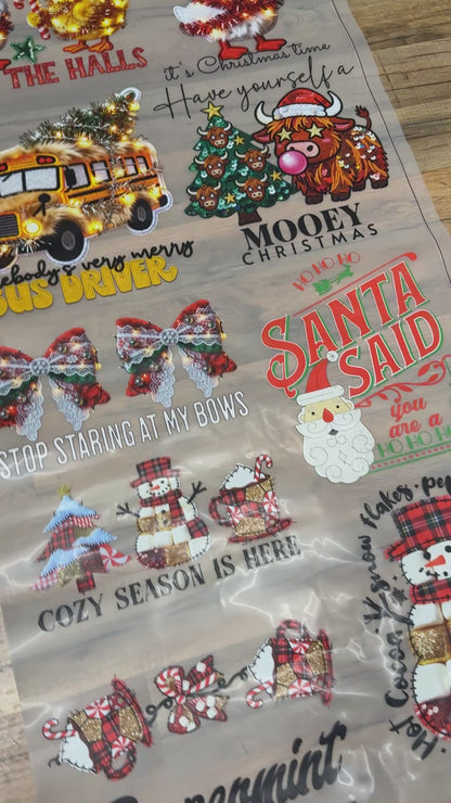 Christmas Pre-Made Gang Sheet