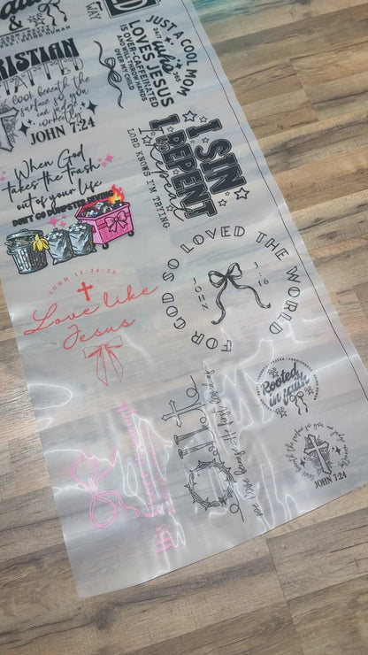 Snarky Faith Pre-Made Gang Sheet