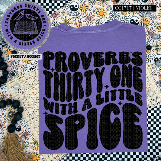 Proverbs Thirty One With A Little Spice