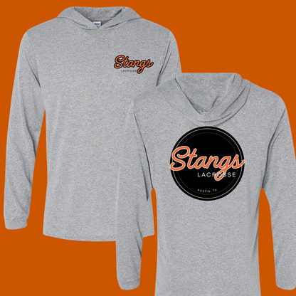 Stangs Lacrosse Hooded Long Sleeve
