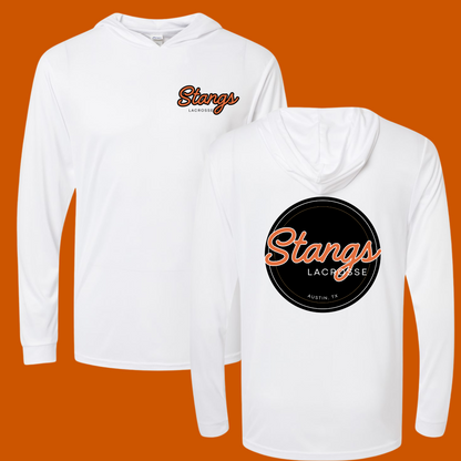 Stangs Lacrosse Hooded Long Sleeve