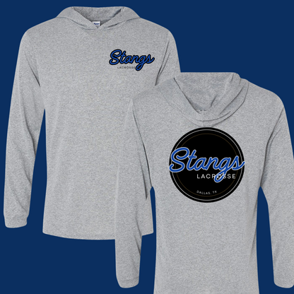 Stangs Lacrosse Hooded Long Sleeve