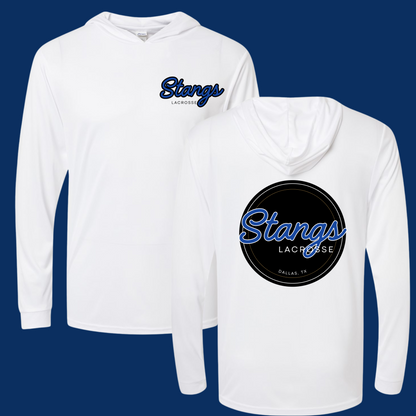 Stangs Lacrosse Hooded Long Sleeve