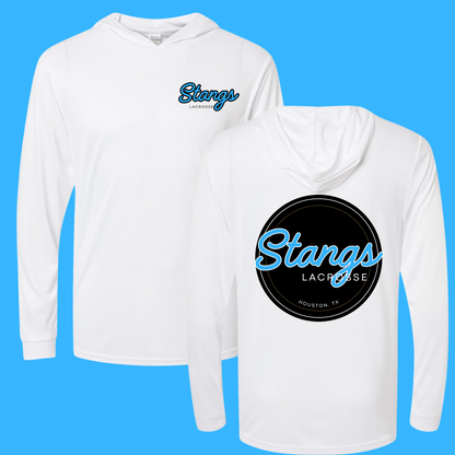 Stangs Lacrosse Hooded Long Sleeve