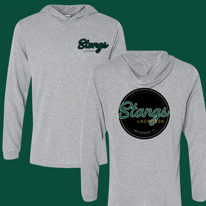 Stangs Lacrosse Hooded Long Sleeve