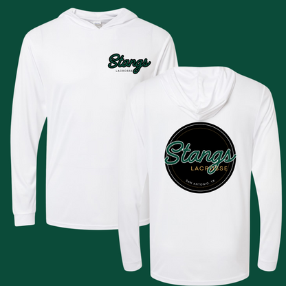 Stangs Lacrosse Hooded Long Sleeve