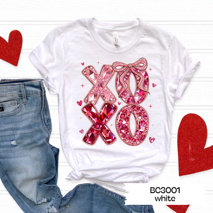 XOXO Faux Rhinestone