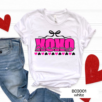 XOXO + Name (Multiple Options)